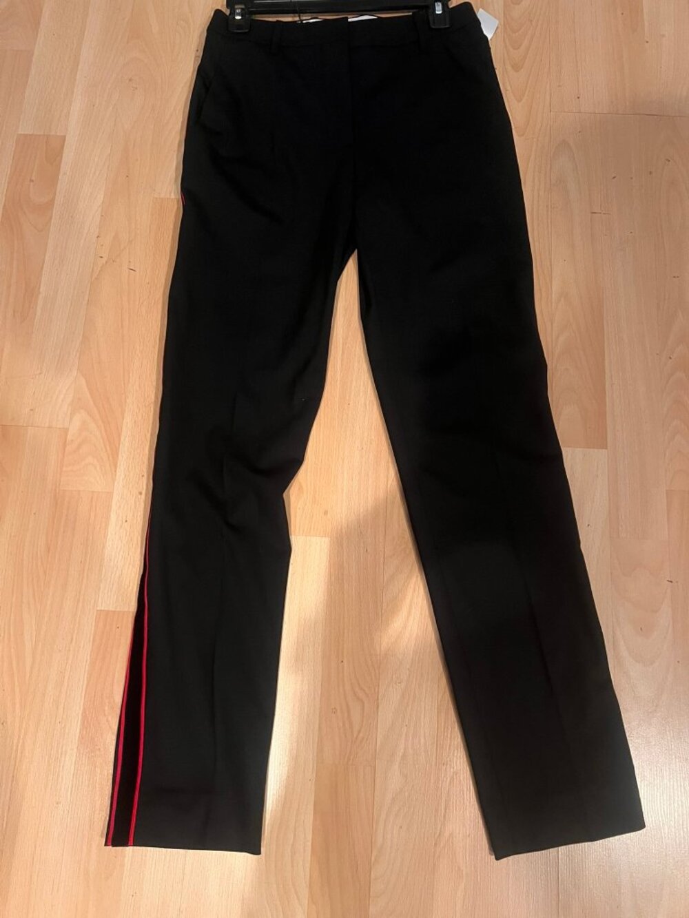 CALVIN KLEIN 205W39NYC STRIPE SIDE TUXEDO SLACKS PANTS SZ 2 US / 38 IT